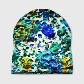 Шапка 3D с принтом Акварельные капли в Тюмени, 100% полиэстер | универсальный размер, печать по всей поверхности изделия | abstraction | color | spray | tie dye | абстракция | акварель | живопись | искусство | краски | текстуры | цветные краски | яркие цвета