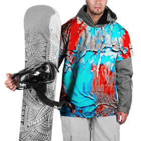 Накидка на куртку 3D с принтом Буйство красок в Тюмени, 100% полиэстер |  | abstraction | color | spray | tie dye | абстракция | акварель | живопись | искусство | краски | текстуры | цветные краски | яркие цвета