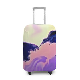 Чехол для чемодана 3D с принтом Абстрактный мир в Тюмени, 86% полиэфир, 14% спандекс | двустороннее нанесение принта, прорези для ручек и колес | abstraction | color | spray | tie dye | абстракция | акварель | живопись | искусство | краски | текстуры | цветные краски | яркие цвета