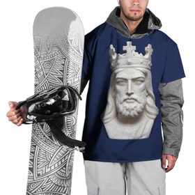 Накидка на куртку 3D с принтом Король Артур в Тюмени, 100% полиэстер |  | king | англия | артур | британия | великобритания | король | корона | лондон