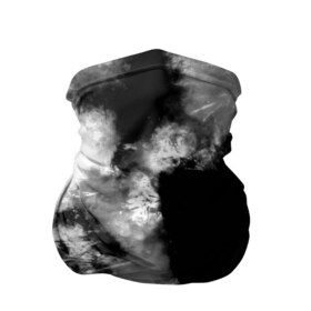 Бандана-труба 3D с принтом Black and White color в Тюмени, 100% полиэстер, ткань с особыми свойствами — Activecool | плотность 150‒180 г/м2; хорошо тянется, но сохраняет форму | 