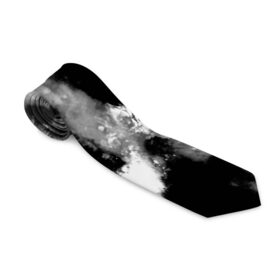 Галстук 3D с принтом Black and White color в Тюмени, 100% полиэстер | Длина 148 см; Плотность 150-180 г/м2 | 