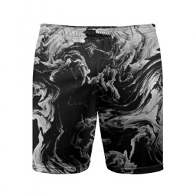 Мужские шорты 3D спортивные с принтом vortex gray в Тюмени,  |  | abstraction | color | spray | tie dye | абстракция | акварель | живопись | искусство | краски | текстуры