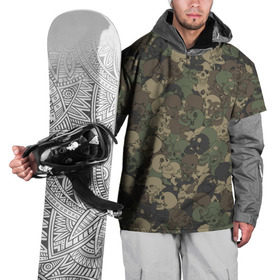 Накидка на куртку 3D с принтом Камуфляж с черепами в Тюмени, 100% полиэстер |  | 23 февраля | армия | кости | милитари | паттрен | скелет | текстура | хаки | хеллоуин | череп