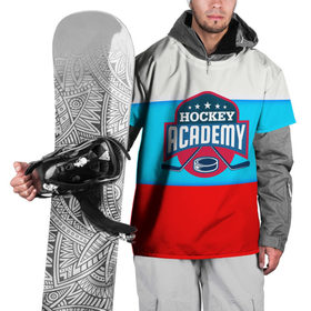 Накидка на куртку 3D с принтом Академия хоккея в Тюмени, 100% полиэстер |  | Тематика изображения на принте: bandy | hockey | клюшка | коньки | лед | россия | русский хоккей | спорт | хоккей