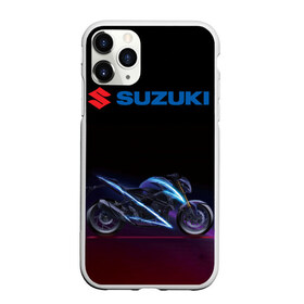 Чехол для iPhone 11 Pro матовый с принтом Suzuki в Тюмени, Силикон |  | suzuki | байк | мотик | мото | мотоцикл | спортбайк | сузуки