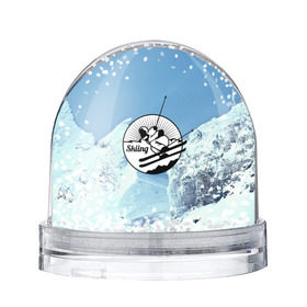 Водяной шар с принтом Лыжный спорт в Тюмени, Пластик | Изображение внутри шара печатается на глянцевой фотобумаге с двух сторон | ski patrol | sport | возвышение | возвышенность | гора | горка | национальный парк | облака | склон | снег | спорт | холм