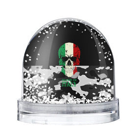 Водяной шар с принтом Made in Italy в Тюмени, Пластик | Изображение внутри шара печатается на глянцевой фотобумаге с двух сторон | camouflage | made in italy | skull | абстракция | города | италия | камуфляж | нация | страны | текстуры | череп