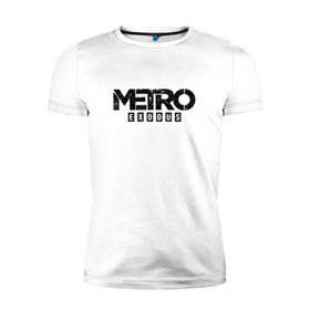 Мужская футболка премиум с принтом Metro: Exodus в Тюмени, 92% хлопок, 8% лайкра | приталенный силуэт, круглый вырез ворота, длина до линии бедра, короткий рукав | metro | metro exodus | метро