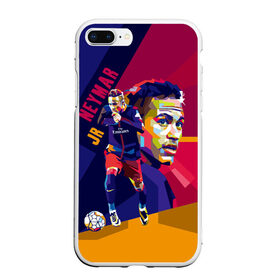 Чехол для iPhone 7Plus/8 Plus матовый с принтом Neymar в Тюмени, Силикон | Область печати: задняя сторона чехла, без боковых панелей | neymar | неймар | сборная бразилии