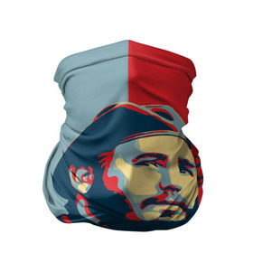 Бандана-труба 3D с принтом Фидель Кастро в Тюмени, 100% полиэстер, ткань с особыми свойствами — Activecool | плотность 150‒180 г/м2; хорошо тянется, но сохраняет форму | cuba | fidel | диктатор | коммунизм | куба | президент | фидель
