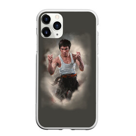 Чехол для iPhone 11 Pro матовый с принтом Брюс Ли в Тюмени, Силикон |  | актер | блюс | боец | каратэ | кунг фу | ли | спорт