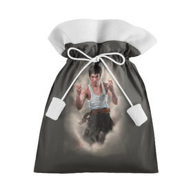 Подарочный 3D мешок с принтом Брюс Ли в Тюмени, 100% полиэстер | Размер: 29*39 см | актер | блюс | боец | каратэ | кунг фу | ли | спорт