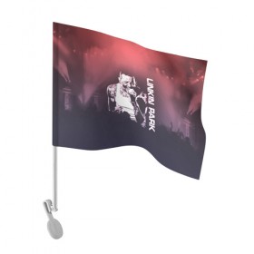 Флаг для автомобиля с принтом Linkin Park (Честер) в Тюмени, 100% полиэстер | Размер: 30*21 см | bennington | chester | linkin park | альтернативный метал | альтернативный рок | беннингтон | группа | линкин парк | музыкант | ню метал | певец | рок | рэп | рэп рок | честер | электроник рок