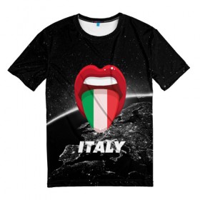Мужская футболка 3D с принтом Italy в Тюмени, 100% полиэфир | прямой крой, круглый вырез горловины, длина до линии бедер | earth | italy | италия | страны
