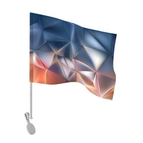 Флаг для автомобиля с принтом Abstract в Тюмени, 100% полиэстер | Размер: 30*21 см | абстракция | текстура