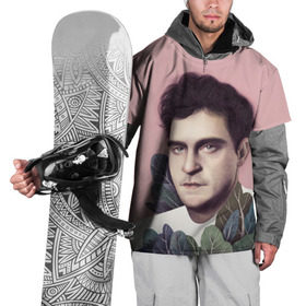 Накидка на куртку 3D с принтом Хоакин Феникс в Тюмени, 100% полиэстер |  | Тематика изображения на принте: joaquin phoenix | актер | голливуд | звезда