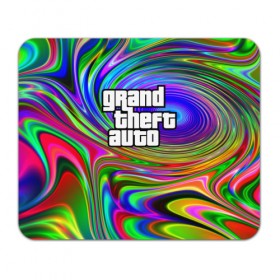 Коврик прямоугольный с принтом Grand Theft Auto в Тюмени, натуральный каучук | размер 230 х 185 мм; запечатка лицевой стороны | color | game | gta | абстракция | игра | игрок | линии | узор | цвет