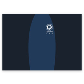 Поздравительная открытка с принтом Chelsea - London S W 6 в Тюмени, 100% бумага | плотность бумаги 280 г/м2, матовая, на обратной стороне линовка и место для марки
 | челси