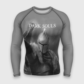 Мужской рашгард 3D с принтом Dark Souls в Тюмени,  |  | dark souls | praise the sun | you died | дарк соулс | темные души