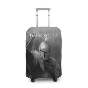 Чехол для чемодана 3D с принтом Dark Souls в Тюмени, 86% полиэфир, 14% спандекс | двустороннее нанесение принта, прорези для ручек и колес | dark souls | praise the sun | you died | дарк соулс | темные души