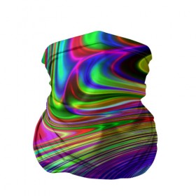Бандана-труба 3D с принтом Галлюцинации в Тюмени, 100% полиэстер, ткань с особыми свойствами — Activecool | плотность 150‒180 г/м2; хорошо тянется, но сохраняет форму | abstract | colorful | colors | rainbow | tie dye | абстракция | брызги | геометрия | краска | краски | разводы