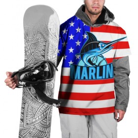 Накидка на куртку 3D с принтом Marlin USA в Тюмени, 100% полиэстер |  | 