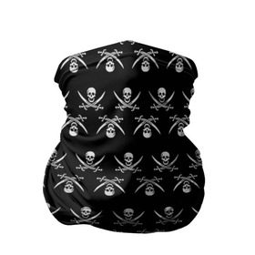Бандана-труба 3D с принтом Пиратский pattern в Тюмени, 100% полиэстер, ткань с особыми свойствами — Activecool | плотность 150‒180 г/м2; хорошо тянется, но сохраняет форму | bones | buccaneer | corsair | filibuster | freebooter | picaroon | pirate | rover | голова | кости | пират | скелет | череп
