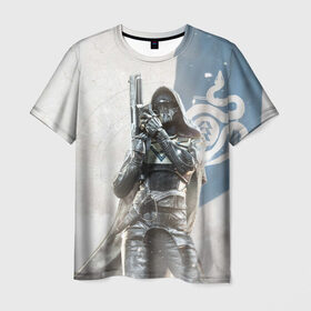 Мужская футболка 3D с принтом Blue в Тюмени, 100% полиэфир | прямой крой, круглый вырез горловины, длина до линии бедер | destiny | destiny 2 | дестени