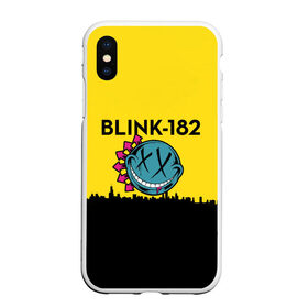 Чехол для iPhone XS Max матовый с принтом Blink-182 город в Тюмени, Силикон | Область печати: задняя сторона чехла, без боковых панелей | blink | альтернативный рок | блинк | город | желтый | марк хоппус | музыка | мэтт скиба | панк | панк рок | песни | поп панк | рок | скейт панк | смайл | солнце | трэвис баркер