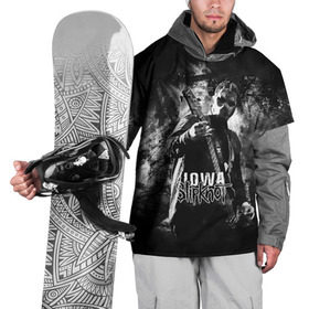 Накидка на куртку 3D с принтом Slipknot iowa в Тюмени, 100% полиэстер |  | slipknot | альтернативный метал | грув метал | комбинезон | маска | метал | мрачный | ню метал
