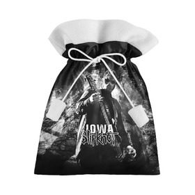 Подарочный 3D мешок с принтом Slipknot iowa в Тюмени, 100% полиэстер | Размер: 29*39 см | slipknot | альтернативный метал | грув метал | комбинезон | маска | метал | мрачный | ню метал