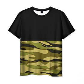 Мужская футболка 3D с принтом Лесной Камуфляж в Тюмени, 100% полиэфир | прямой крой, круглый вырез горловины, длина до линии бедер | Тематика изображения на принте: 23 февраля | fck | армия | военные | городской | зима | камуфляж | камуфляжный | лес | милитари | море | морской | мужчинам | патриот | пиксельный | подарок | праздник | пустуня | раскраска | сила | солдаты