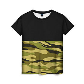 Женская футболка 3D с принтом Лесной Камуфляж в Тюмени, 100% полиэфир ( синтетическое хлопкоподобное полотно) | прямой крой, круглый вырез горловины, длина до линии бедер | 23 февраля | fck | армия | военные | городской | зима | камуфляж | камуфляжный | лес | милитари | море | морской | мужчинам | патриот | пиксельный | подарок | праздник | пустуня | раскраска | сила | солдаты