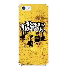 Чехол для iPhone 5/5S матовый с принтом Группа Bring Me the Horizon в Тюмени, Силикон | Область печати: задняя сторона чехла, без боковых панелей | bmth | bring me the horizon | альтернативный метал | альтернативный рок | группа | достань для меня горизонт | дэткор | метал | рок | электроник рок