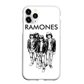 Чехол для iPhone 11 Pro матовый с принтом Рамонс в Тюмени, Силикон |  | ramones | панк | рамонс | рок