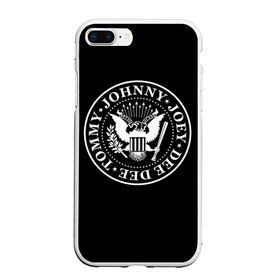 Чехол для iPhone 7Plus/8 Plus матовый с принтом The Ramones в Тюмени, Силикон | Область печати: задняя сторона чехла, без боковых панелей | punk | ramones | rock | панк | рамонс | рок