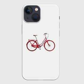 Чехол для iPhone 13 mini с принтом Велосипед в Тюмени,  |  | Тематика изображения на принте: bicycle | байсикл | велик | красный | москва | педали