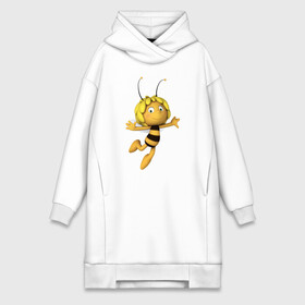 Платье-худи хлопок с принтом пчелка Майя в Тюмени,  |  | вилли | майя | мая | пчелка | пчёлка майя | флип