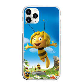 Чехол для iPhone 11 Pro Max матовый с принтом Пчелка Майя в Тюмени, Силикон |  | Тематика изображения на принте: вилли | майя | мая | пчелка | пчёлка майя | флип