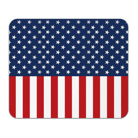Коврик прямоугольный с принтом Флаг США в Тюмени, натуральный каучук | размер 230 х 185 мм; запечатка лицевой стороны | Тематика изображения на принте: flag | usa | патриотизм | сша | флаг