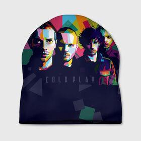 Шапка 3D с принтом Coldplay в Тюмени, 100% полиэстер | универсальный размер, печать по всей поверхности изделия | cold play | rock | колд плей | колд плэй | колдплей | колдплэй | рок