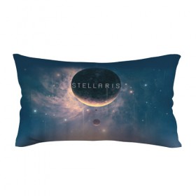 Подушка 3D антистресс с принтом Stellaris в Тюмени, наволочка — 100% полиэстер, наполнитель — вспененный полистирол | состоит из подушки и наволочки на молнии | stellaris