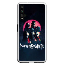 Чехол для Honor 20 с принтом Группа Motionless in White в Тюмени, Силикон | Область печати: задняя сторона чехла, без боковых панелей | miw | motionless in white | гот | готик | готика | готы | группа | индастриал | крис моушнлесс | метал | металл | музыка | райан ситковски | рикки хоррор | черулли