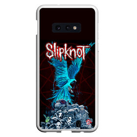 Чехол для Samsung S10E с принтом Орел группа Slipknot в Тюмени, Силикон | Область печати: задняя сторона чехла, без боковых панелей | slipknot | альтернативный метал | андерс | головы | грув метал | колсефни | кори | маска | метал | музыка | ню метал | рок | слипкнот | тейлор