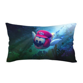 Подушка 3D антистресс с принтом Super Mario / Марио в Тюмени, наволочка — 100% полиэстер, наполнитель — вспененный полистирол | состоит из подушки и наволочки на молнии | nintendo | марио | нинтендо