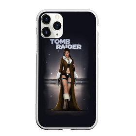 Чехол для iPhone 11 Pro матовый с принтом TOMB RAIDER в Тюмени, Силикон |  | game | girl | gun | lara croft | tomb raider | девушка | игра | оружие | пистолет