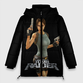 Женская зимняя куртка 3D с принтом TOMB RAIDER в Тюмени, верх — 100% полиэстер; подкладка — 100% полиэстер; утеплитель — 100% полиэстер | длина ниже бедра, силуэт Оверсайз. Есть воротник-стойка, отстегивающийся капюшон и ветрозащитная планка. 

Боковые карманы с листочкой на кнопках и внутренний карман на молнии | game | girl | gun | lara croft | tomb raider | девушка | игра | оружие | пистолет