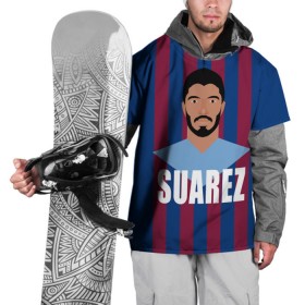 Накидка на куртку 3D с принтом Луис Суарес в Тюмени, 100% полиэстер |  | Тематика изображения на принте: fcb | luis suarez | suarez | барселона | болельщик | испания | сборная уругвая | фанат | футбол | футболист