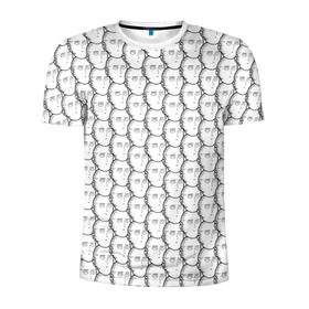 Мужская футболка 3D спортивная с принтом OnePunchMan в Тюмени, 100% полиэстер с улучшенными характеристиками | приталенный силуэт, круглая горловина, широкие плечи, сужается к линии бедра | anime | onepunchman | saitama | аниме | ванпанчмен | сайтама